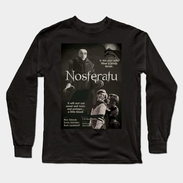 Nosferatu Long Sleeve T-Shirt by AnNuttin